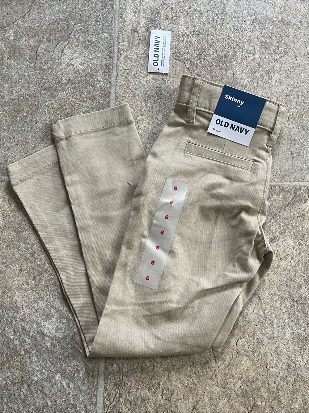 NWT Kids Old Navy Skinny Light Khaki Pants